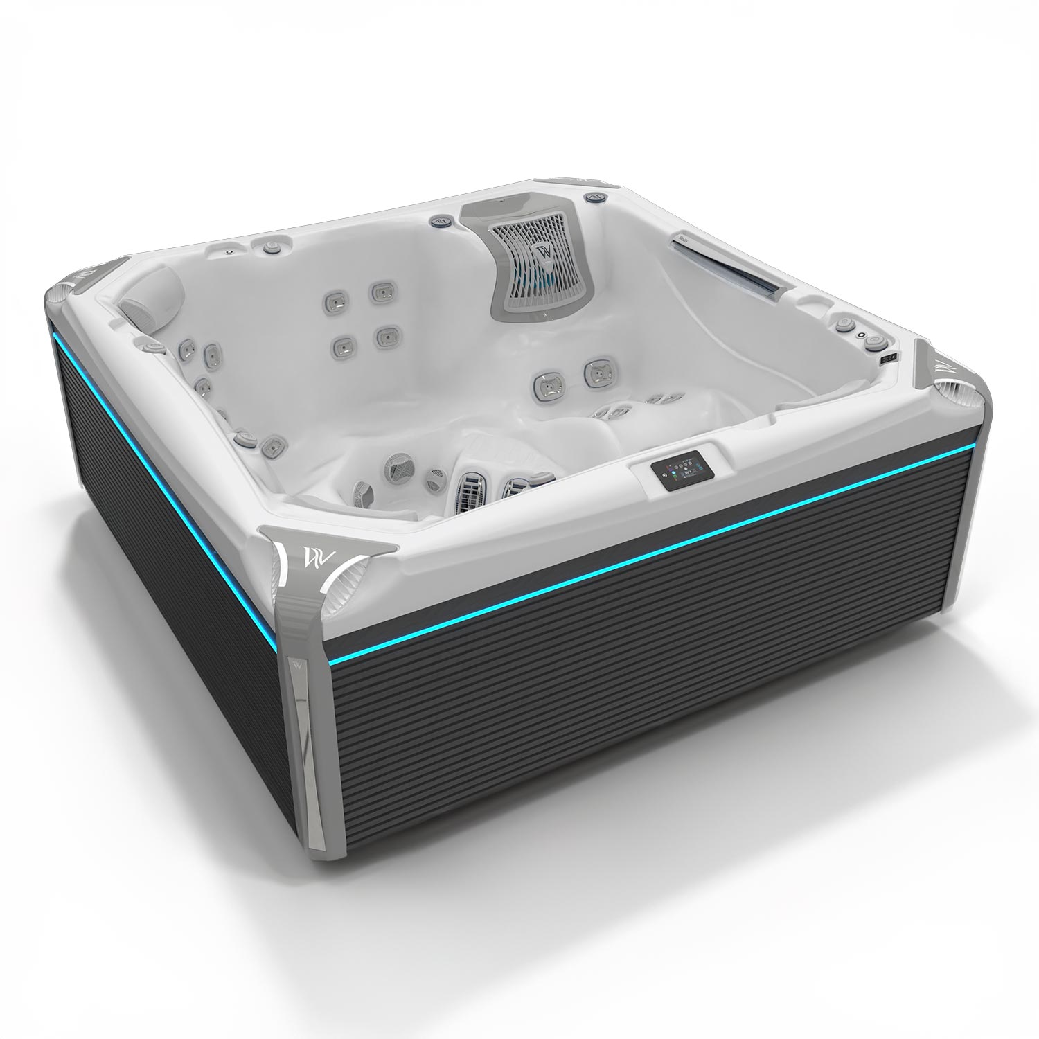 Wellis kilimanjaro Life hot tub side icewhite